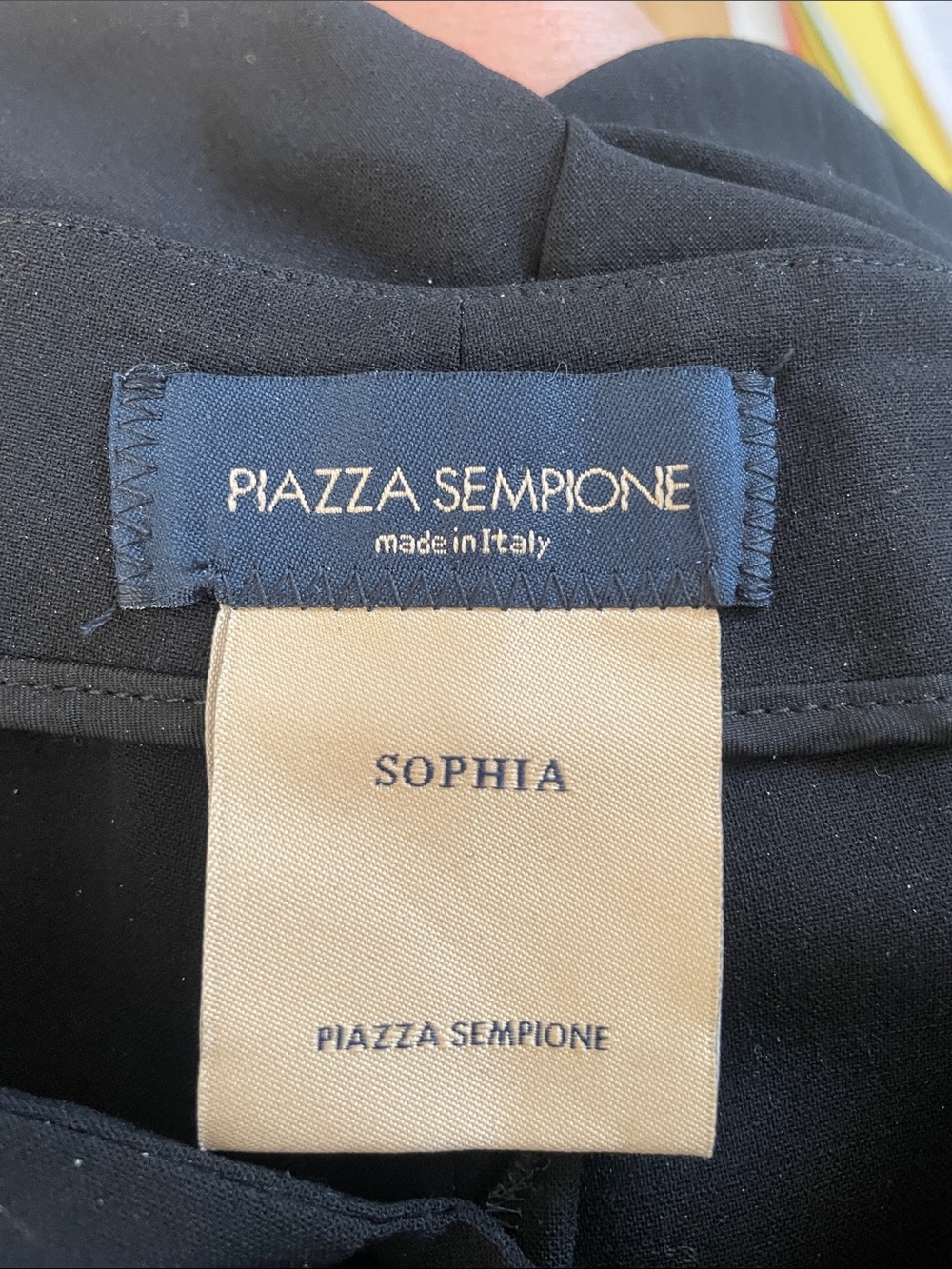 Piazza Sempione Black ladies Trousers